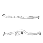 Exhaust Connecting Pipe for Hyundai Tucson 2.7 – BM50596