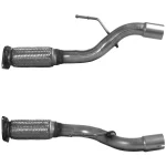 Exhaust Connecting Pipe for Nissan Qashqai 1.6 – BM50608