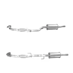 Exhaust Connecting Pipe for Volkswagen Fox 1.4 – BM50618