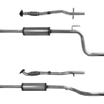 Exhaust Connecting Pipe for Opel Meriva B 1.4 – BM50965