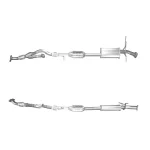 Catalytic Converter for Hyundai Santa FE 2.7 – BM91378H