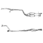 Catalytic Converter for Mercedes 500SL 5.0 – BM91421