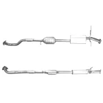 Catalytic Converter for Hyundai Santa FE 2.4 – BM91437H