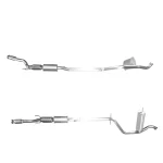 Catalytic Converter for Peugeot 407 2.2 – BM91674H